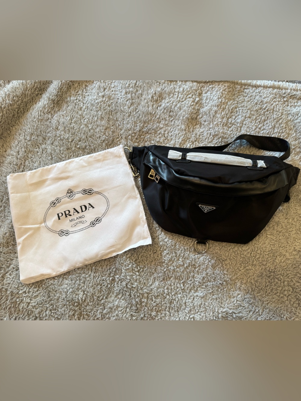 Designer Inspired Black Fanny